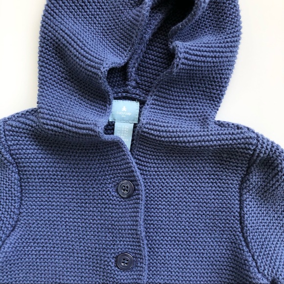 Baby Gap Garter Bear Cardigan Sweater 3-6 Months - Picture 3 of 6